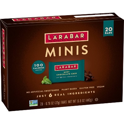 Larabar Minis Mint Chocolate Chip Snack Bar - 20ct/15.6oz