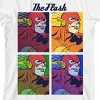 The Flash Pop Art Squares Boy's White T-shirt - 2 of 3