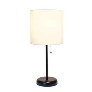 Creekwood Home Oslo 19.5" USB Port Feature Metal Table Desk Lamp - 1 of 4