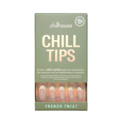 Chillhouse Chill Tips Press-On Fake Nails - French Twist - 24ct