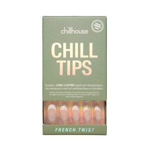Chillhouse Chill Tips Press-On Fake Nails - French Twist - 24ct - 1 of 4