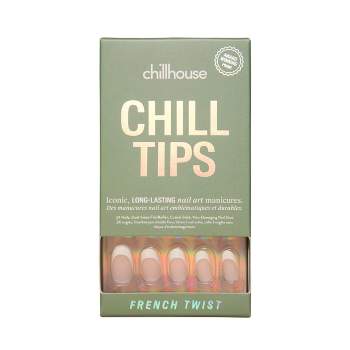 Chillhouse Chill Tips Nail Art Press On Fake Nails - French Twist - 24ct