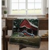 Mill Spring Farm 50x60 inch Tapestry Throw – Countryside and Verse by Manual Woodworkers and Weavers - 2 of 3