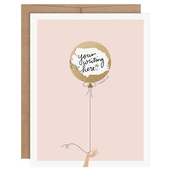 6ct 'You're Writing Here' Balloon Scratch-off Greeting Cards