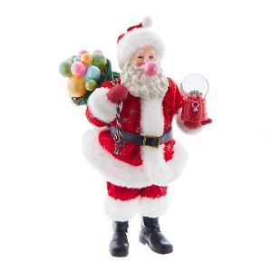 Kurt Adler 10.5-Inch Fabriché Bubblegum Santa - 1 of 4