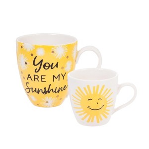Evergreen Beautiful You Are My Sunshine Mommy and Me Cup Gift Set - 6 x 4 x 4 Inches - 1 of 4