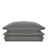 Soft Brushed Microfiber Duvet Cover & Sham Set - Mellanni - 2 of 4