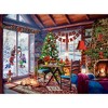 2000 Piece Jigsaw Puzzle, Christmas Cottage, Fireplace with stockings hung, Decorated tree, Adult Puzzle, Castorland C-200962-2 - 2 of 4