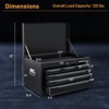 Costway 24'' Tool Chest Case Steel Tool Box with 6 Drawers Top Storage Automatic Lock - 3 of 4