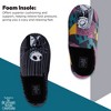 Ladies Nightmare Before Christmas Slippers - Ladies Classic Jack Skellington Slip On House Slippers - Disney Slip On Slides Shoes (Black, 7/8) - 3 of 4