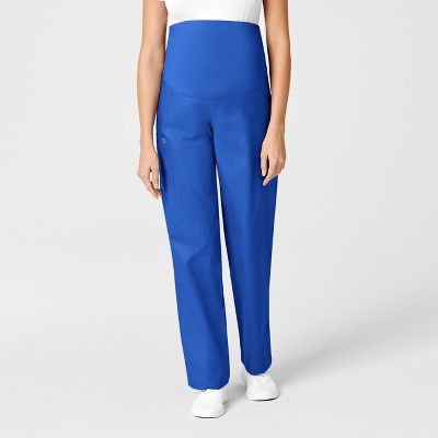 Wink WonderWORK Maternity Cargo Scrub Pant, XS.