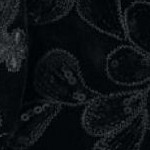 black filigree embellishment