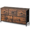 ORRD 5-Drawer Dresser Organizer with Wooden Top, Fabric Storage Cabinet for Bedroom & Closet - 2 of 4