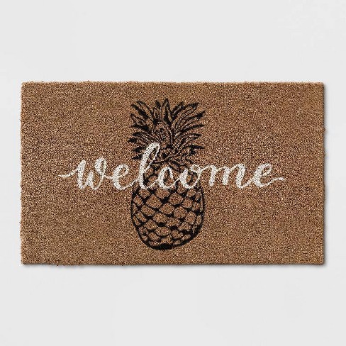 Colorful Pineapples Outdoor Door Mat 2' x 3