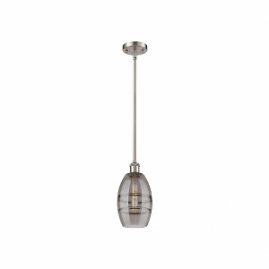 Vaz - 1 Light Stem Hung Mini Pendant In Industrial Style-8.13 Inches Tall and 5.88 Inches Wide - 1 of 1