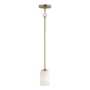 Maxim Lighting Deven 1 - Light Pendant in  Satin Brass - 1 of 4