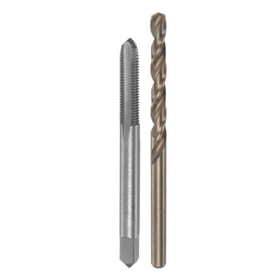 Unique Bargains Cobalt High Speed Steel Straight Flute Twist Drill Bit Tap and Bit Set