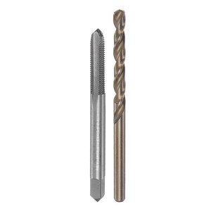 Unique Bargains Cobalt High Speed Steel Straight Flute Twist Drill Bit Tap and Bit Set - 1 of 3