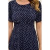 WEST K Women's Elli Short Flutter Sleeve High-Waist Mini Dress - 4 of 4