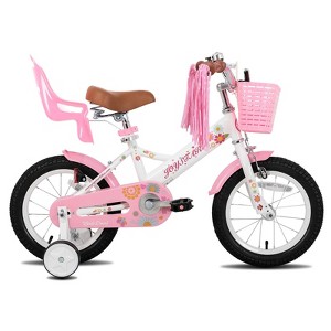 JOYSTAR Little Daisy Cute Baby Kids Bike for Girls Boys Ages 2-7 Years, Pink/White/Blue/Purple - 1 of 4