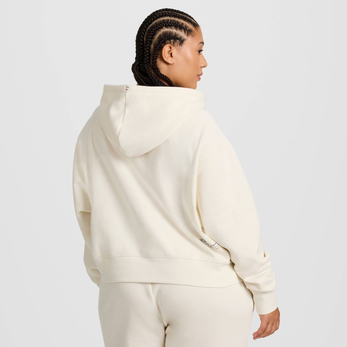 Champion Women's Cropped Hooded Fleece Zip-Up Hoodie - thumbnail 7