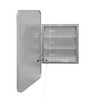 FONTOI Rectangle Wall Mounted Medicine Cabinet with Mirror Modern Storage for Bathroom and Personal Care Organization, Silver, 33.66"*20.67"*4.72" - 3 of 4