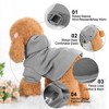 Unique Bargains Winter Spring Fall Dog Hooded Sweatshirt - 3 of 4