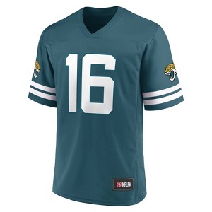 NFL Jacksonville Jaguars Men's Short Sleeve Lawrence 16 Jersey - 1 of 3