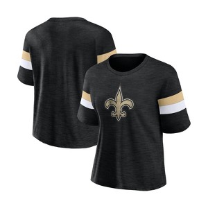 NFL New Orleans Saints Women's Short Sleeve Fashion T-Shirt - 1 of 3
