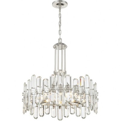 Crystorama Lighting Bolton 8 - Light Chandelier in  Polished Nickel