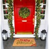 RugSmith Red Machine Tufted Holiday Merry Christmas Diagonal Stripes Doormat - 2 of 4