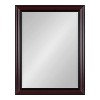 Kate and Laurel Dalat Plastic Rectangle Mirror, 22x28, Cherry - 2 of 4