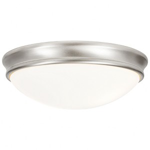 Access Lighting Atom 1 - Light Flush Mount in  Brushed Steel - 1 of 4