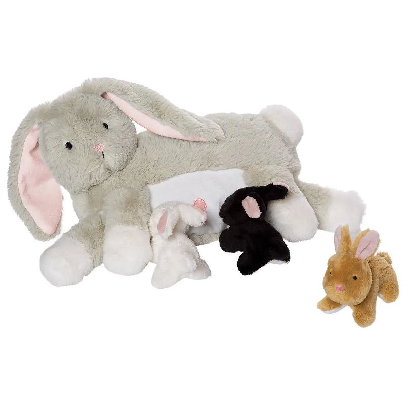 Manhattan Toy Nursing Nola Rabbit Nurturing Soft Toy, 3 of 5