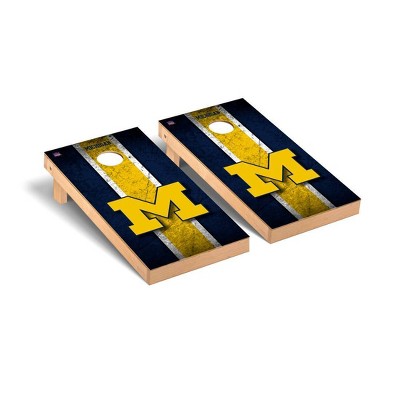 NCAA Michigan Wolverines Premium Cornhole Board Vintage Version