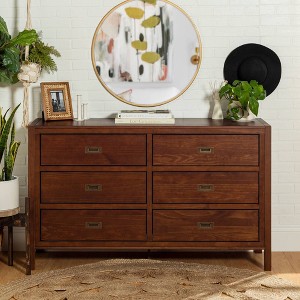 Classic Horizontal Bedroom 6 Drawer Dresser - Saracina Home - 1 of 4
