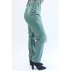 Women's Lauren Faux Leather Cropped Pants - entro - 4 of 4