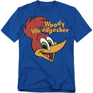 Woody Woodpecker Retro Logo Adult T-Shirt - 1 of 4