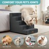 Cozy Kiss 5-Tier Extra-Wide Foam Pet Steps, Non-Slip Dog Stairs for High Beds & Sofas with Removable Washable Cover - 4 of 4