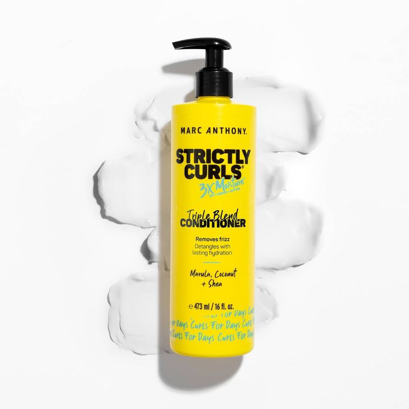 Marc Anthony Strictly Curls 3x Moisture Conditioner for Curly Hair - Shea Butter &#38; Marula Oil - 16 fl oz, 5 of 14