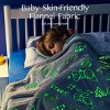 Joyfy Glow in The Dark Blanket 50" x 60" - Ultra Soft & Plush Blanket for Kids Birthday Bedroom Decor, Gaming Gifts for Girls Boys Age 2 3 4 + - 4 of 4