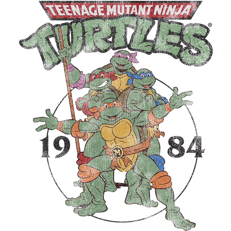 Men's Teenage Mutant Ninja Turtles 1984 Heroes Baseball Tee, 2 of 5