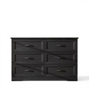 GustoWave 6 Dresser for Bedroom,Chest of Drawers,Farmhouse Modern Wooden Dresser,Storage Organizer Dresse - 1 of 4