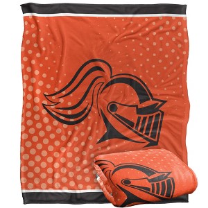 Wartburg College Logo Dots Silky Touch Blanket White 50x60 - 1 of 4