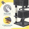 Cat Tree for Indoor Cats, 54 Inches Multi-Level Furniture Activity Center Cat Tower - 3 of 4