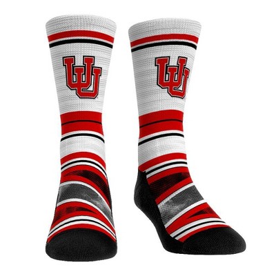 NCAA Utah Utes Adult Long Distance Crew Socks - L/XL