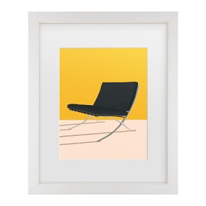 Trademark Fine Art - Rosi Feist  Barcelona Chair By Mies Van Der Rohe Matted Framed Art - 1 of 4