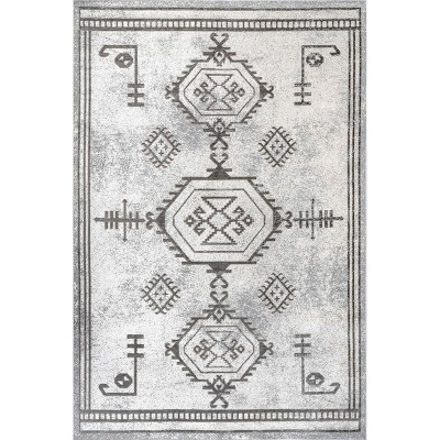 nuLOOM Kyleigh SpinClean Machine Washable Stain-Resistant Area Rug