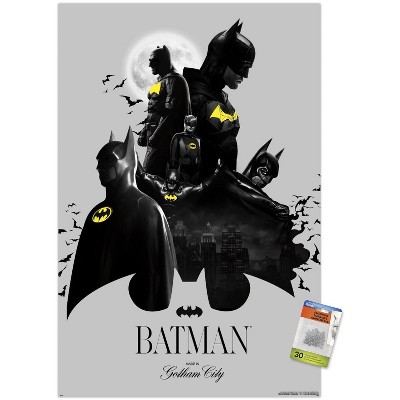 Trends International DC Comics Batman: 85th Anniversary - Batman Collage Unframed Wall Poster Prints