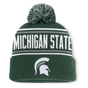 NCAA Michigan State Spartans Cuffed Knit Pom Beanie - 1 of 4
